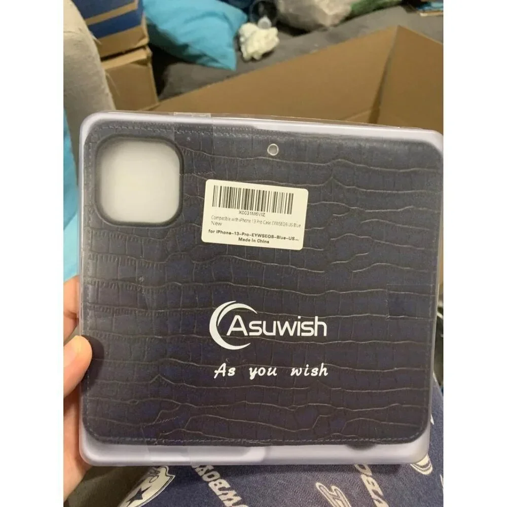 iphone 13 Phone Case Wallet Blue